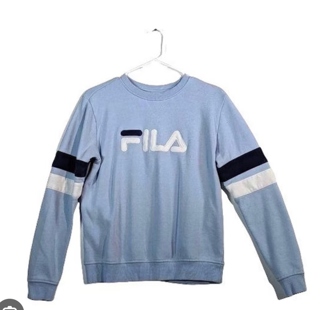 Fila Men's Blue Crewneck Sweater